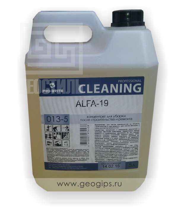АЛЬФА-19 чистящее средство (концентрат) 5 л