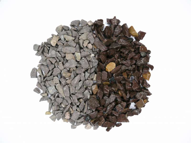 Мраморный щебень Шоколад, фракция 5-10 мм